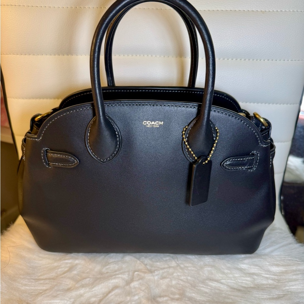 Coach black Leather Satchel